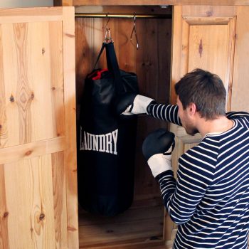 Sac de frappe linge sale insolite