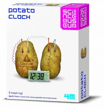 Horloge insolite pomme de terre