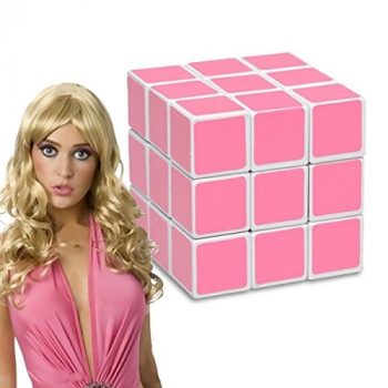 Casse-tête rose pour blonde insolite