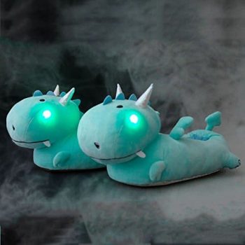 Chaussons insolites dragons lumineux