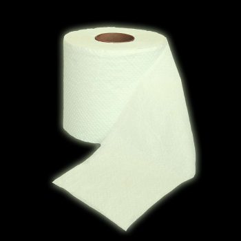 Rouleau de papier toilette insolite fluorescent