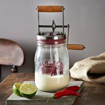 Baratte à beurre Kilner objet insolite