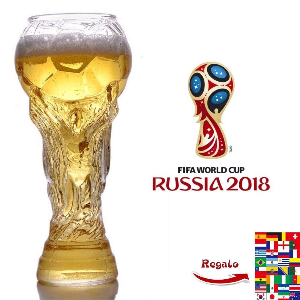 Chope Collector Coupe Du Monde France 98 – Verre Football, 13 Cm, Multicolore, TBE