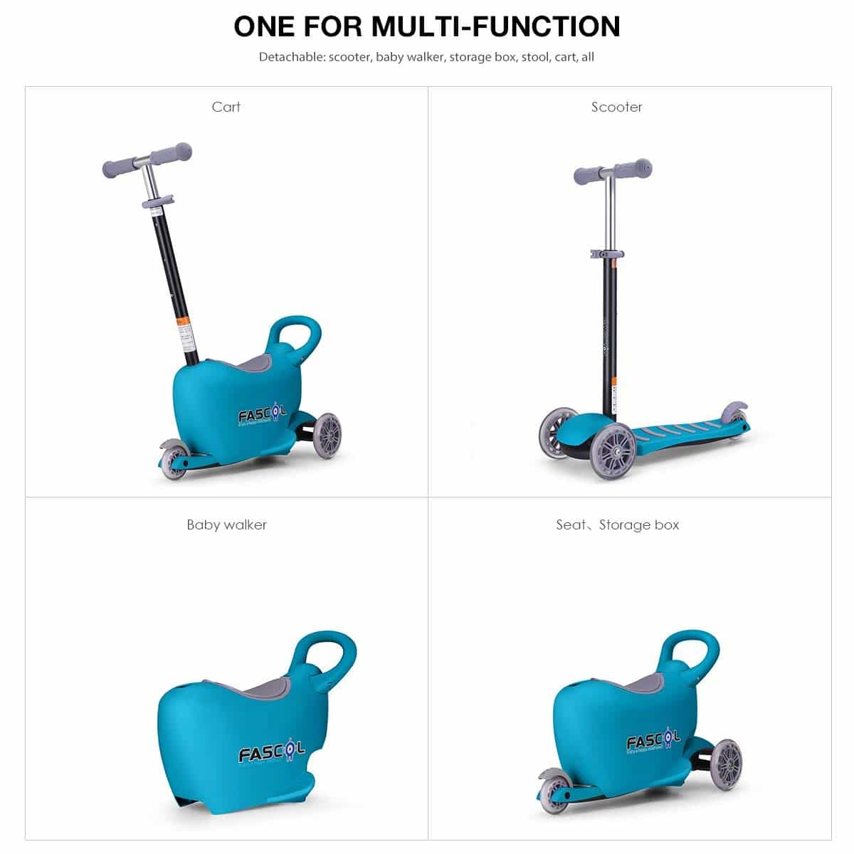Trottinette Évolutive 3 Roues pour Enfants : Planche à Glisse, Vélo d'Équilibre