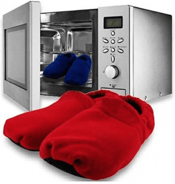 Chaussons chauffants insolite