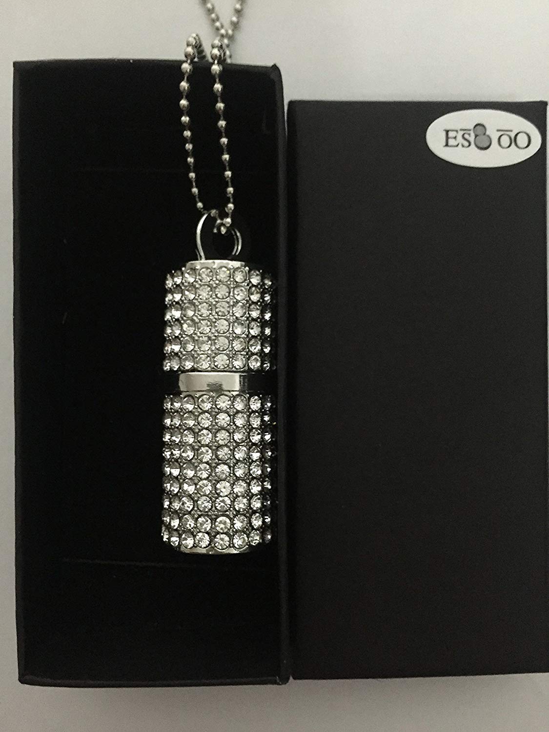 Clé USB 16 Go En Forme De Cœur Diamant - Design Bling Bijou, Métal, Fonctionne Comme Porte-clés - 13