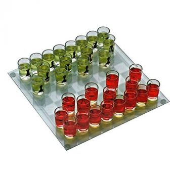 Jeu d'échecs à boire insolite
